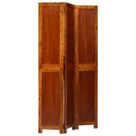 vidaXL Paravent Marron 105 x 180 cm Bois d'acacia massif