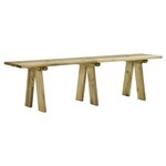vidaXL Banc de jardin 160 cm bois de pin massif imprégné