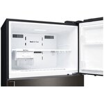 Lg - gtf7850bl - réfrigerateur congélateur 2 portes - 509l (379l + 130l) - no frost - a++ - l78cm x h180cm - noir