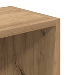 vidaXL Bibliothèque chêne artisanal 31x24x77 cm bois d'ingénierie