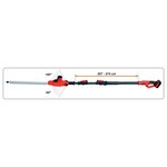 YATO Taille-haie avec batterie Li-Ion 2 0Ah 18V 420 mm