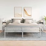 vidaXL Tables de chevet 2 Pièces avec 2 tiroirs gris béton 36x36x68 cm