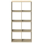 vidaXL Étagère séparatrice de pièce chêne sonoma 69 5x29x137 5 cm