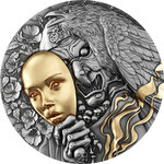 Pièce de monnaie en Argent 5 Dollars g 62.2 (2 oz) Millésime 2023 BEHIND THE MASK (PRÉCOMMANDE)