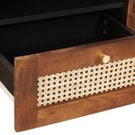 vidaXL Meubles et étagères de rangement pour médias avec tiroir Marron