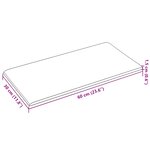 vidaXL Tête de lit murale 12 Pièces Gris clair Velours