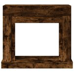 VidaXL Cadre de cheminée chêne fumé 100x30x87 5 cm bois d'ingénierie