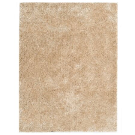 vidaXL Tapis Shaggy 120 x 160 cm Beige