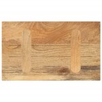 vidaXL Dessus de table 50x40x2 5 cm rectangulaire bois massif manguier