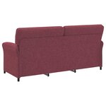 vidaXL Canapé 100  polyester  cadre en métal  MDF  Contreplaqué