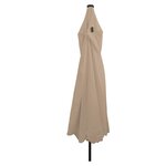 vidaXL Parasol de jardin Taupe  Noir 395 x 395 x 245 cm