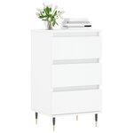 vidaXL Buffet blanc 40x35x70 cm bois d’ingénierie