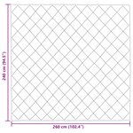 vidaXL Duvet complet toute l'année Noir 240 x 260 cm Microfibre