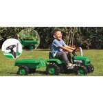 Dolu 8053 - Tracteur à pédales avec remorque