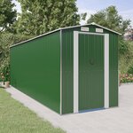 vidaXL Abri de jardin Vert 192x606x223 cm Acier galvanisé