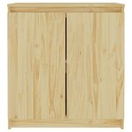 vidaXL Armoire latérale 60x36x65 cm bois de pin massif
