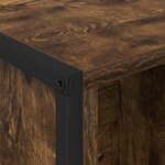 vidaXL Bibliothèque Chêne Fumé 99 5 x 30 x 108 5 cm Bois d'ingénierie