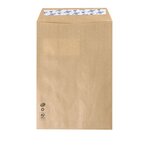 Enveloppe cellulose et kraft, format international c4, 229 x 324 mm, avec fenêtre, 90 g/m² fermeture autocollante, kraft blond (paquet 250 unités)
