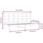 vidaXL Lit de jour Blanc 80x200 cm Bois de pin massif