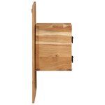 vidaXL Table de chevet 60x32x80 cm bois d'acacia solide