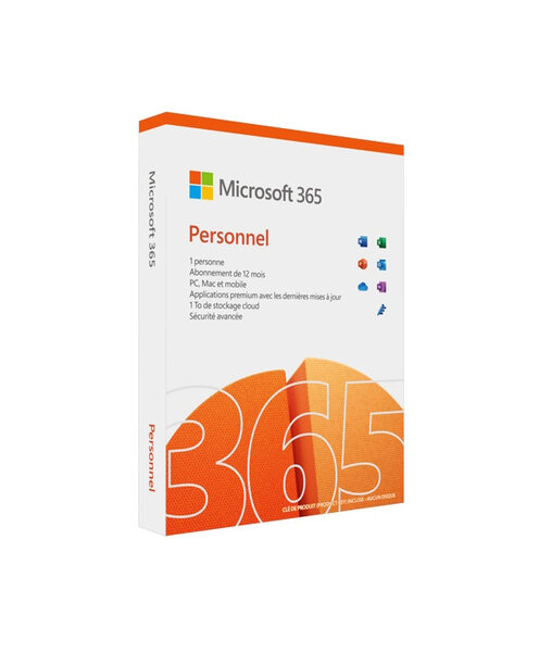 Microsoft Office 365 Personnel (Personal) - 1 utilisateur - 1 an - PC  Mac  iOS  Android  Chromebook - Clé licence à télécharger