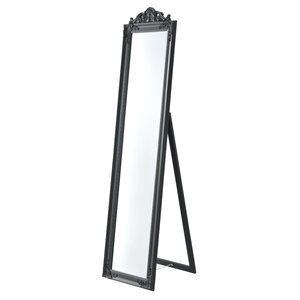 Miroir sur pied inclinable 160 x 40 cm gris foncé 03_0007963