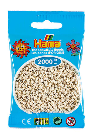 2 000 perles mini (petites perles Ø2 5 mm) Blanc calcaire