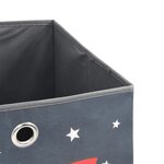 vidaXL Boîtes de rangement pliables 10 Pièces 32x32x32 cm tissu intissé