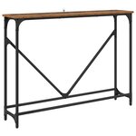 vidaXL Table console Bois Ancien 102 x 23 x 75 cm Bois d'ingénierie
