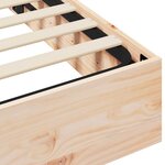 vidaXL Cadre de lit ottoman avec rangement Naturel 180 x 200 cm