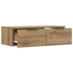 vidaXL Armoire murale chêne artisanal 68x30x20 cm bois d'ingénierie
