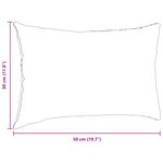 vidaXL Coussins de canapé 2 Pièces Vert foncé 50 x 30 cm