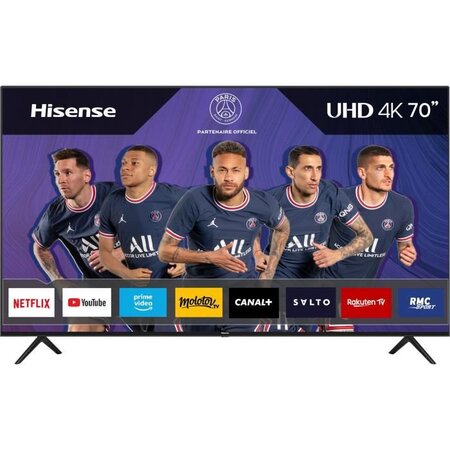 Hisense 70ae7000f - tv led uhd 4k 70 (177cm) - hdr 10+ - ecran sans bord - smart tv - 3xhdmi