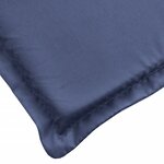vidaXL Coussin de chaise longue bleu marine tissu oxford
