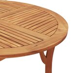 vidaXL Ensemble à manger de jardin 5 Pièces Bois d'acacia solide