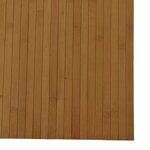 vidaXL Tapis rectangulaire marron 80x400 cm bambou