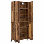 vidaXL Haut Armoire Bois Ancien 69 5 x 34 x 180 cm Bois d'ingénierie