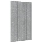 vidaXL Panneaux de toiture 12 Pièces Acier galvanisé Argenté 80x45 cm