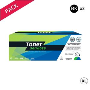 Compatible Pack de 3 toners  Canon 056 - Noir P3KC056HN