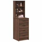 vidaXL Haut Armoire Chêne marron 40 x 41 x 135 cm Bois d'ingénierie
