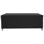 vidaXL Housse de salon de jardin noir 260x260x90 cm imperméable 420D