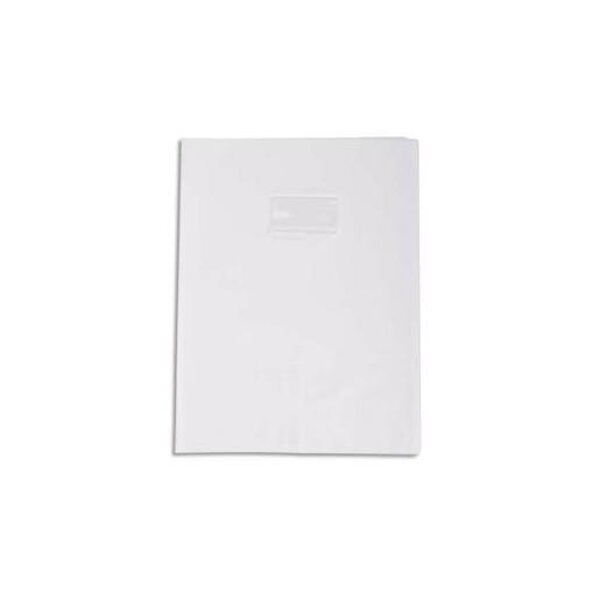 Protège-cahier synthétique 20/100ème 24x32 Blanc CALLIGRAPHE