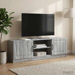 vidaXL Meuble TV Sonoma gris 150 x 31 x 47 cm Bois d'ingénierie