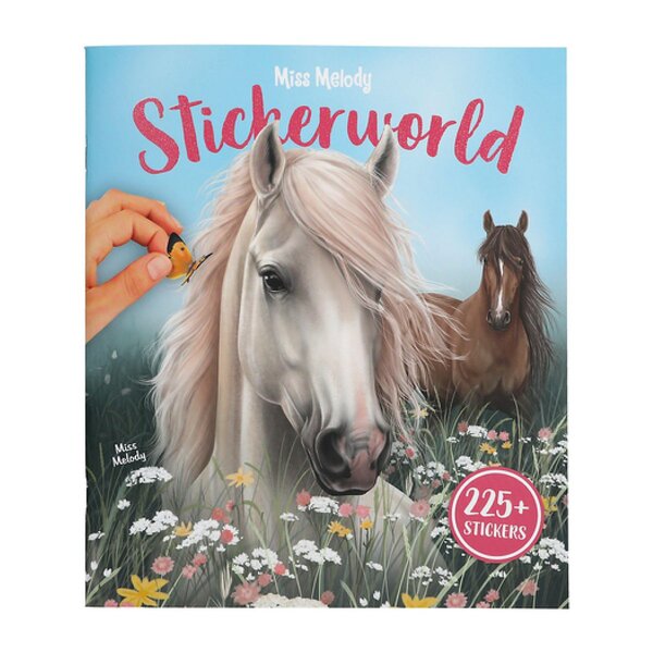 Miss Melody Cahier de Stickers Cheveaux