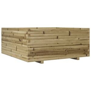 vidaXL Jardinière 110x110x49 5 cm bois de pin imprégné