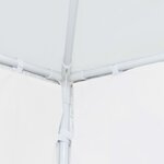 vidaXL Tonnelle de jardin 3x12 m Blanc