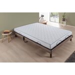 Ensemble relaxation électrique matelas + sommier - 140 x 200 cm - Mousse