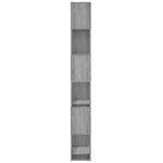 vidaXL Bibliothèque/Séparateur de pièce Sonoma gris 60x24x186 cm