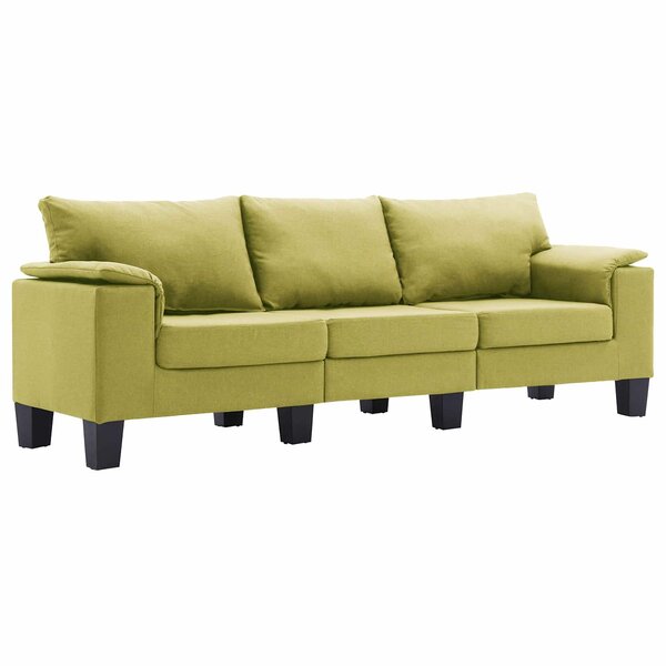 vidaXL Canapé Vert tissu