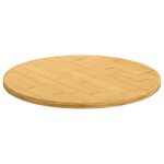 vidaXL Dessus de table Ø30x1 5 cm bambou